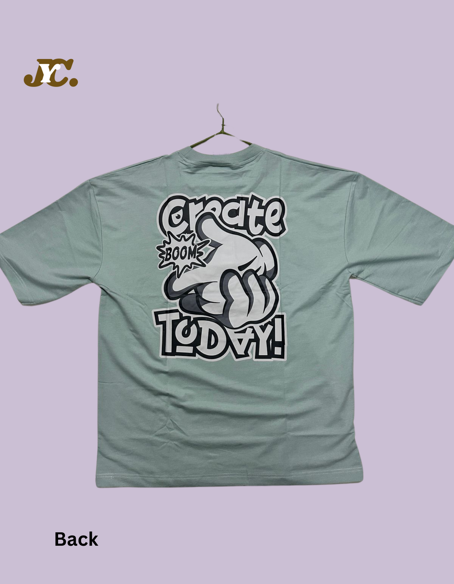 Boom Print Oversize Tee