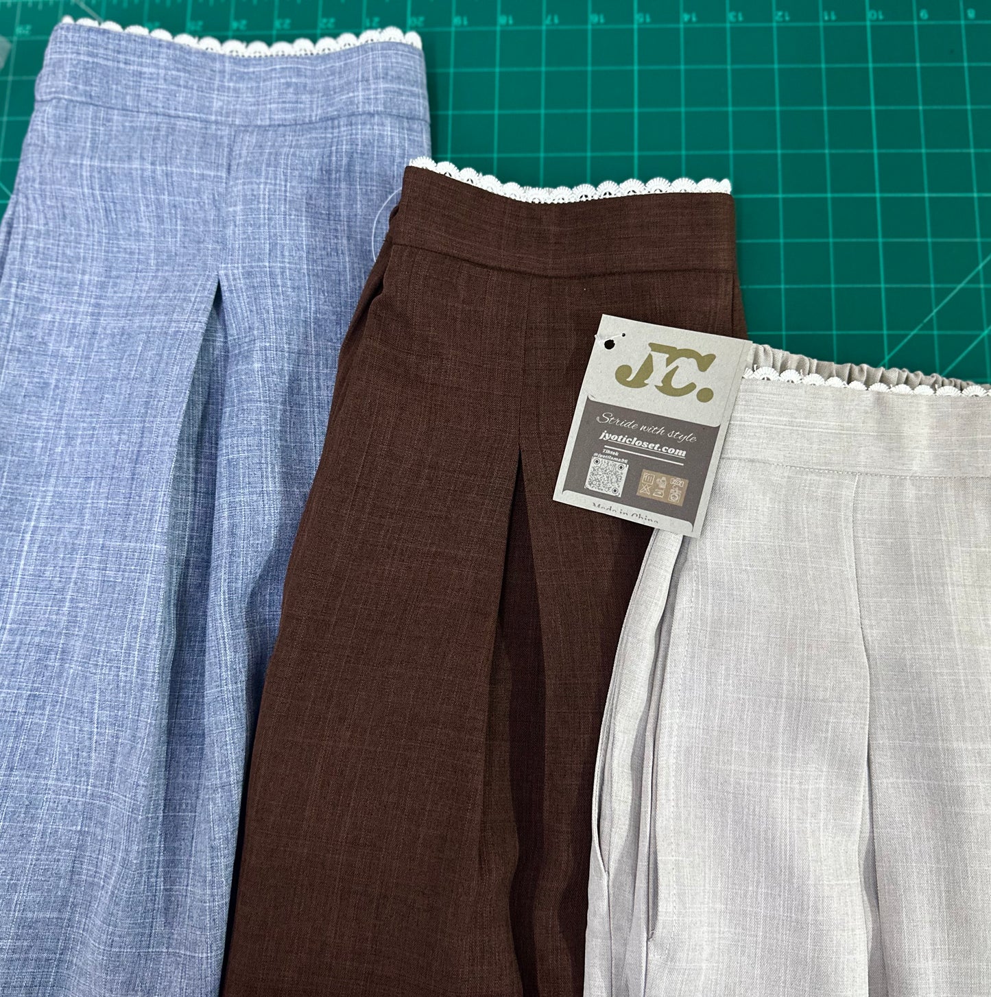 J57- Korean Style Palazzo Pant – Sleek, Breathable & Girly