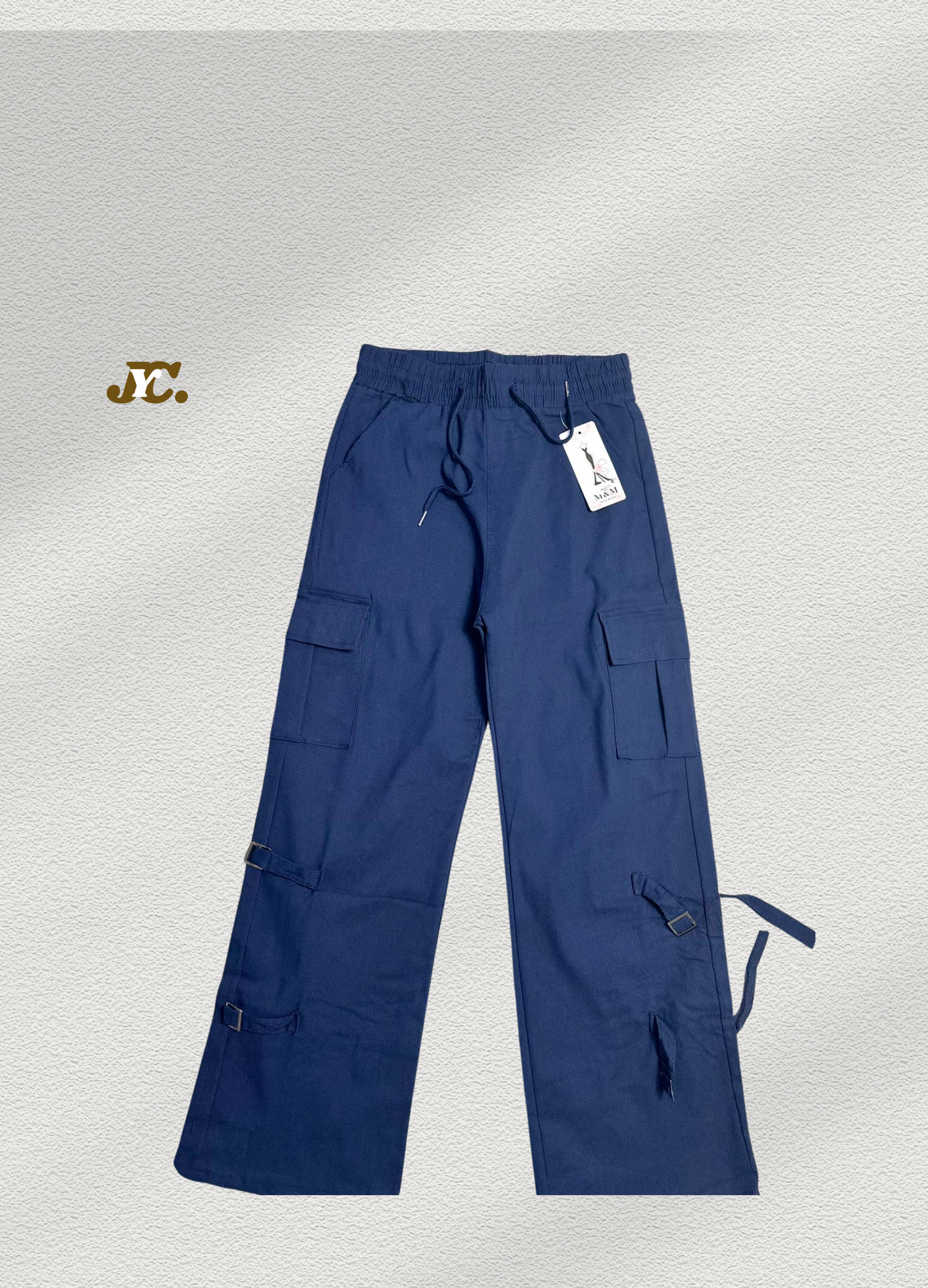 J49-Stretchable Comfy Cargo Pants for women / Cotton Blend Span Cargo Pants for women