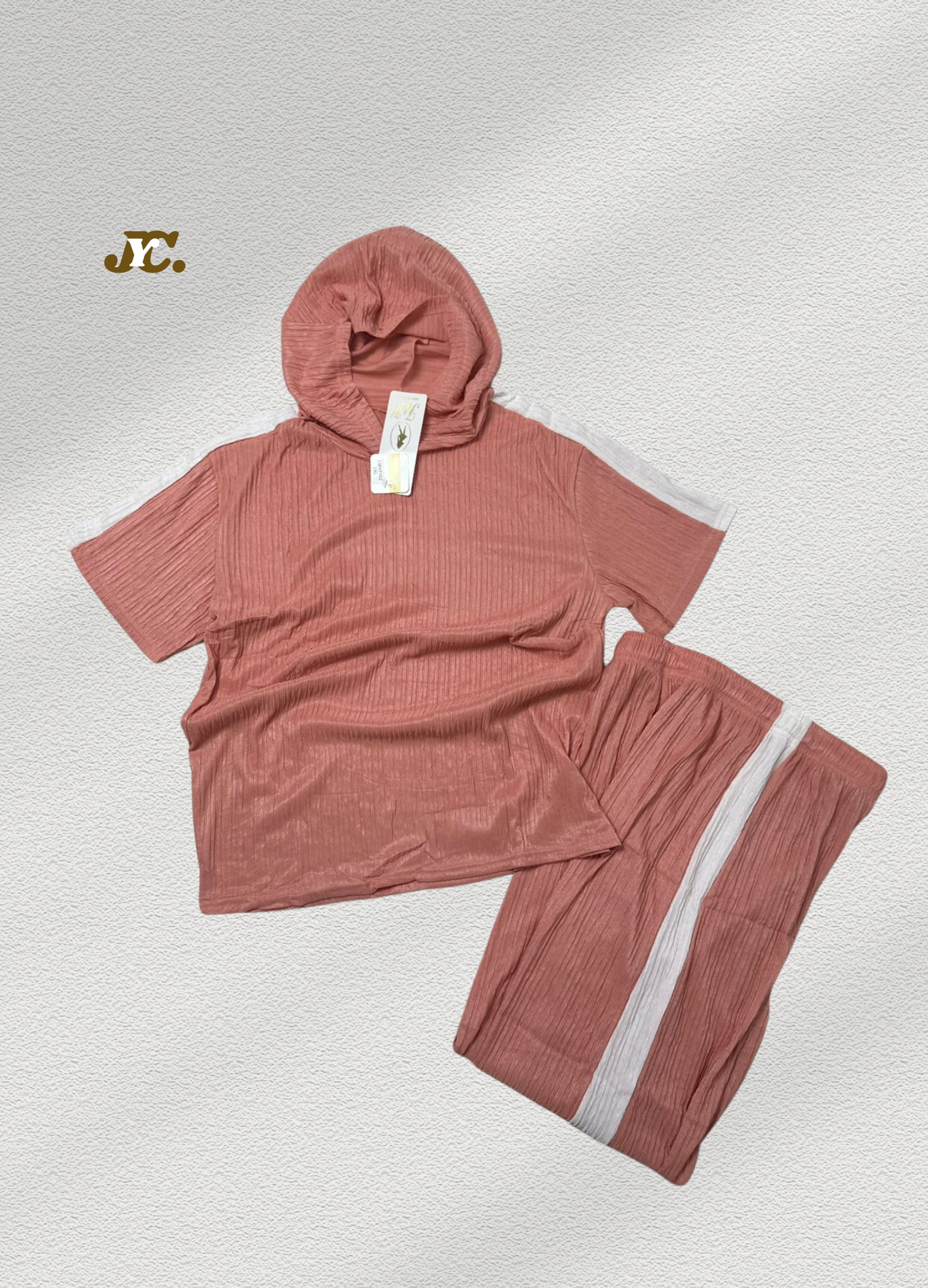J44- Hooded Summer Terno for ladies