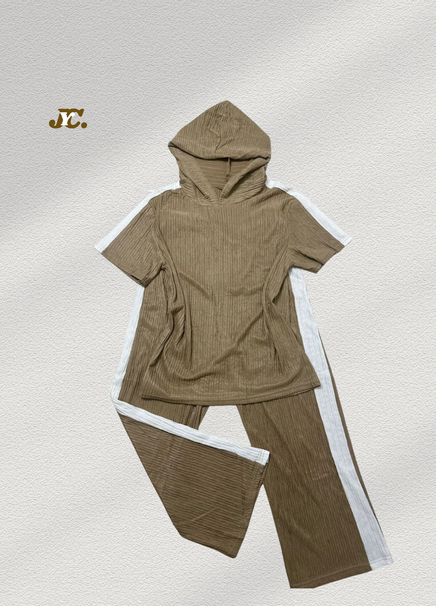 J44- Hooded Summer Terno for ladies