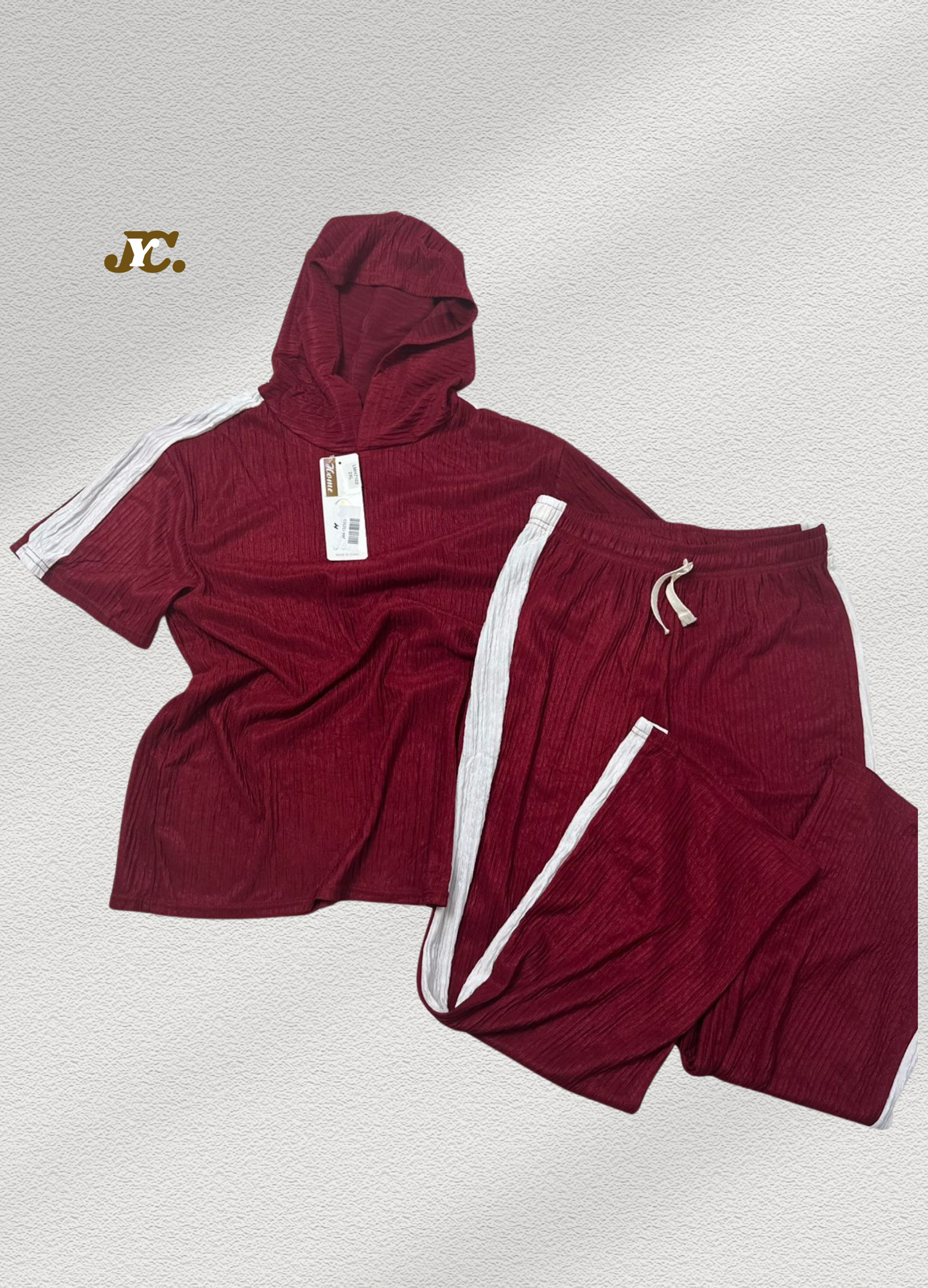 J44- Hooded Summer Terno for ladies