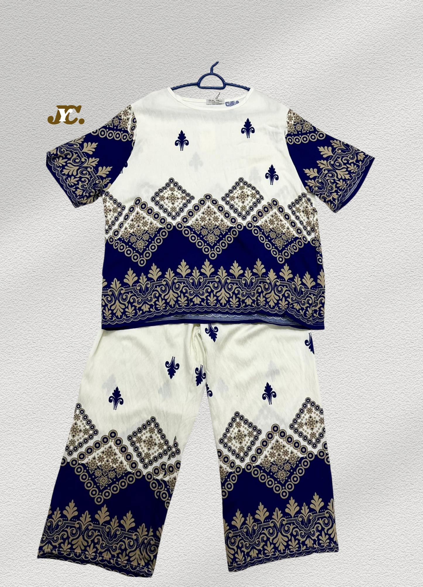 J29- Ladies Summer Print Co-Ord Set for Women | Soft Cotton Blend Co-ord set