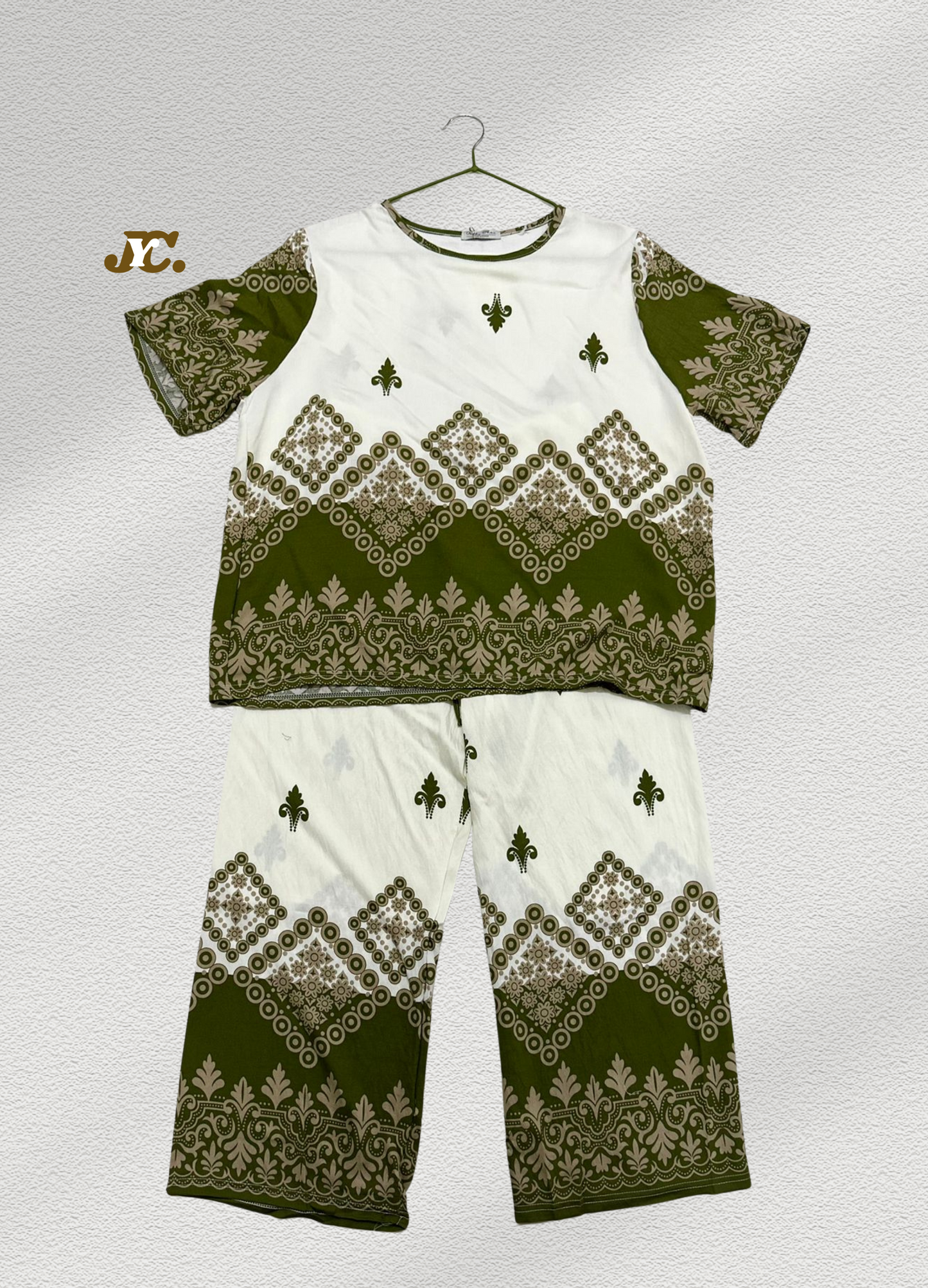 J29- Ladies Summer Print Co-Ord Set for Women | Soft Cotton Blend Co-ord set