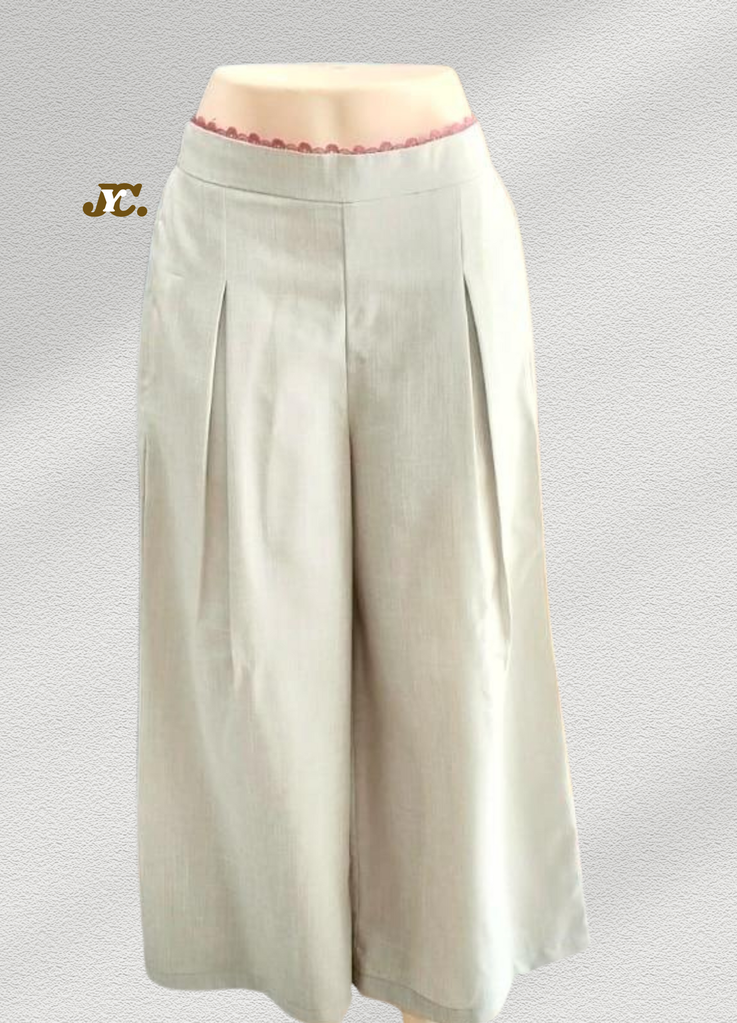 J57- Korean Style Palazzo Pant – Sleek, Breathable & Girly
