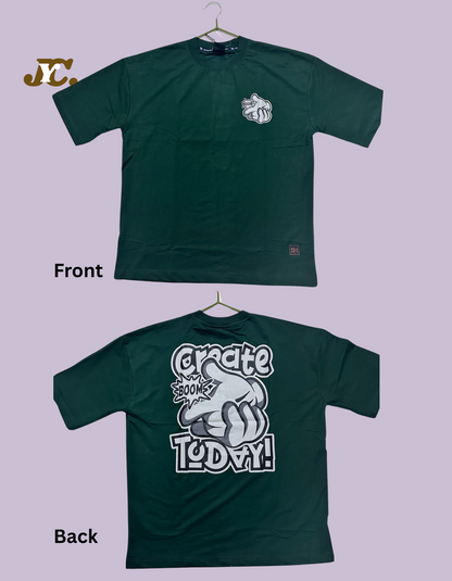 Boom Print Oversize Tee
