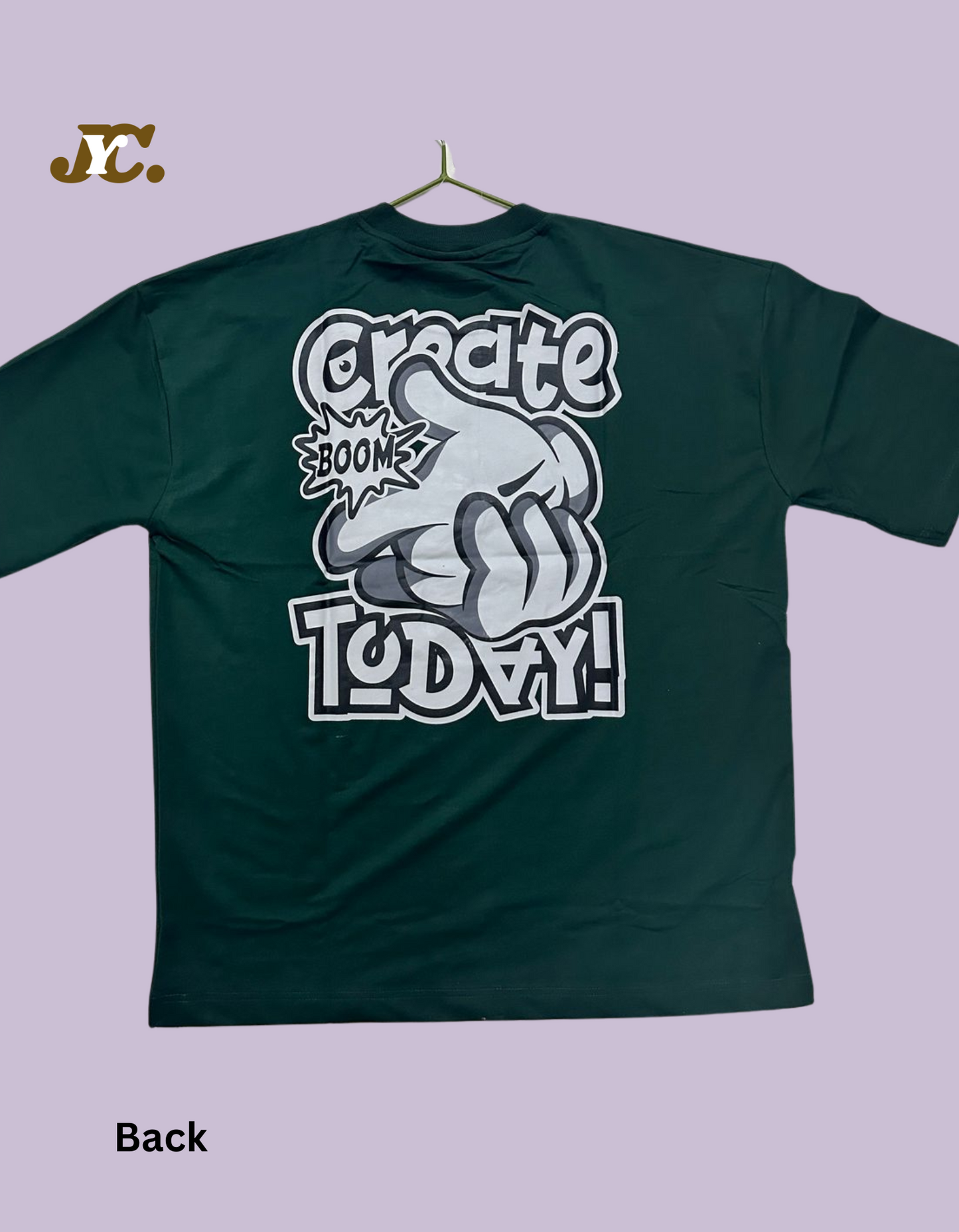 Boom Print Oversize Tee