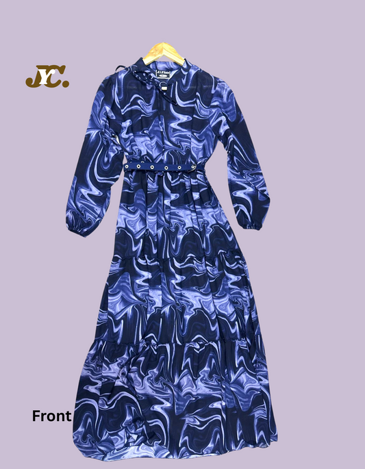 LD24- Ladies Long Sleeve Dress