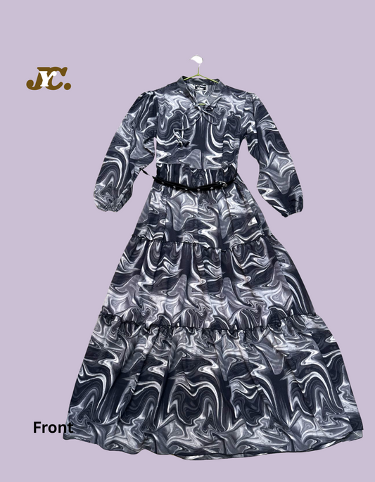 LD24- Ladies Long Sleeve Dress