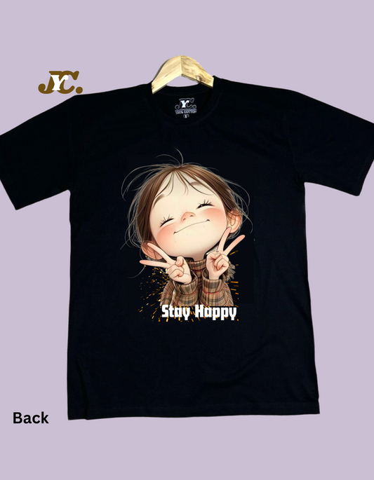 Manatiling Masaya Cute Graphic print ladies tees