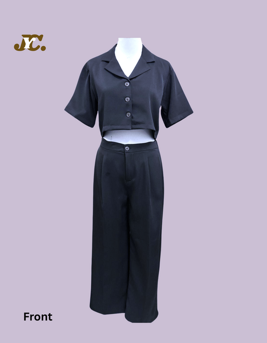 JYC Crop Shirt & Pant Set