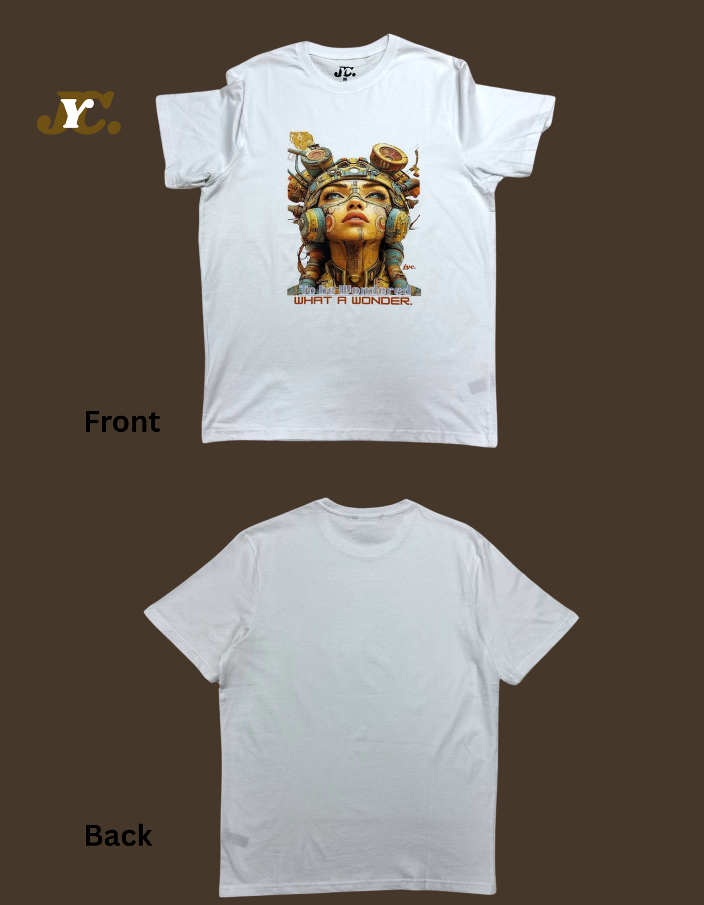 Wonder &amp; Wondered Print na 100% Cotton Tees
