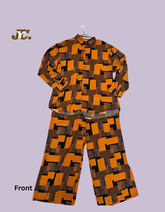StripeRect Ladies Co-ord Set