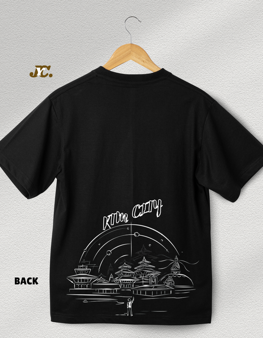 J53-KTM CITY Oversized Drop Shoulder T-Shirt – 100% Organic Cotton