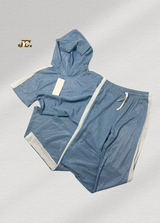 J44- Hooded Summer Terno for ladies