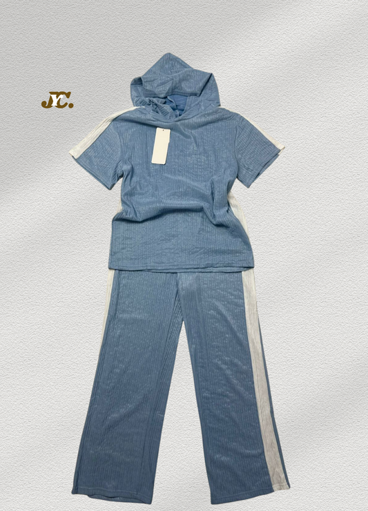 J44- Hooded Summer Terno for ladies