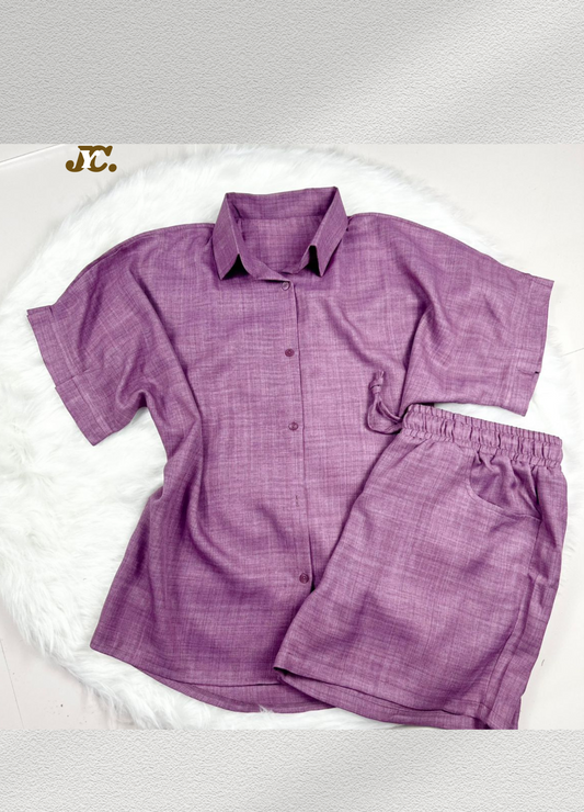 J60-Summer Shorts Set for ladies