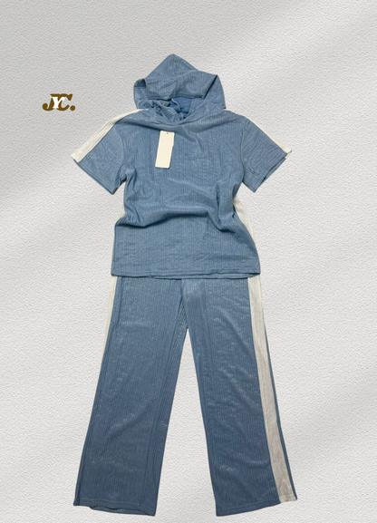 J44- Hooded Summer Terno for ladies