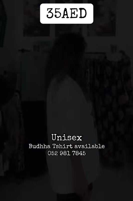 OT21-बुद्ध प्रिन्ट ओभरसाइज्ड महिला टी-शर्ट